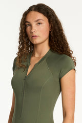 Eco Essentials Short Sleeve One Piece / Sea Level