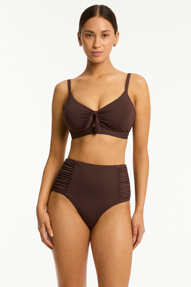 Essentials Edit Tie Front DD/E Bralette / Sea Level