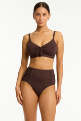 Essentials Edit Tie Front DD/E Bralette / Sea Level