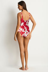 Leilana Cross Front Scoop Back Tankini / Sea Level