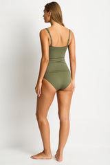 Eco Essentials Twist Front Tankini / Sea Level