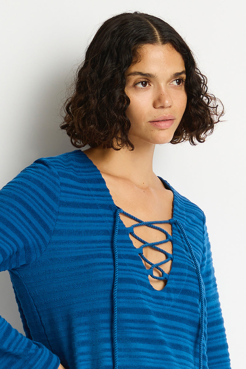 Horizon Lace Up Dress / Sea Level