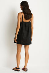 Shore Linen Shift Short Dress / Sea Level