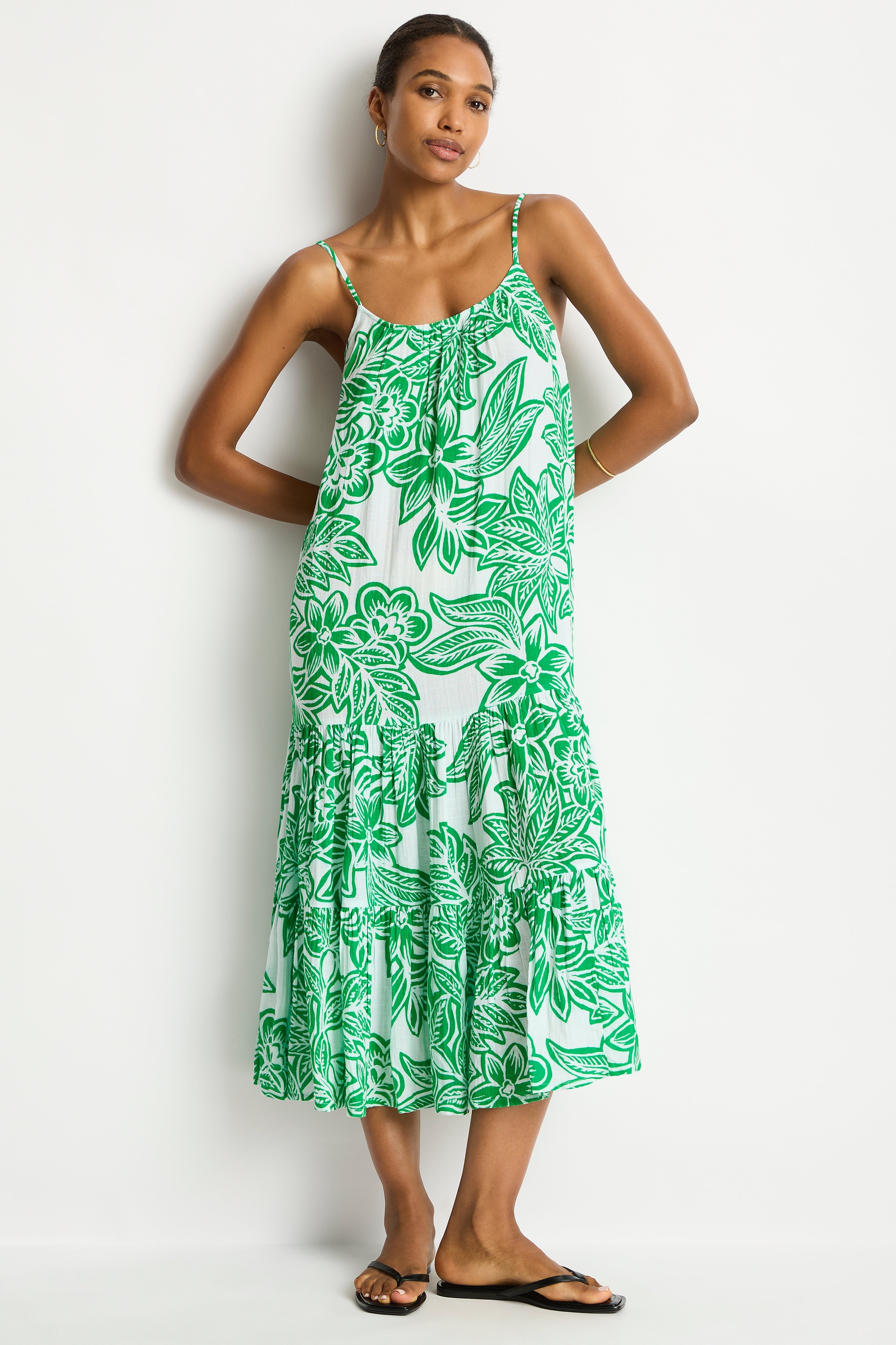 Palmera Resort Tiered Midi Sundress / Sea Level