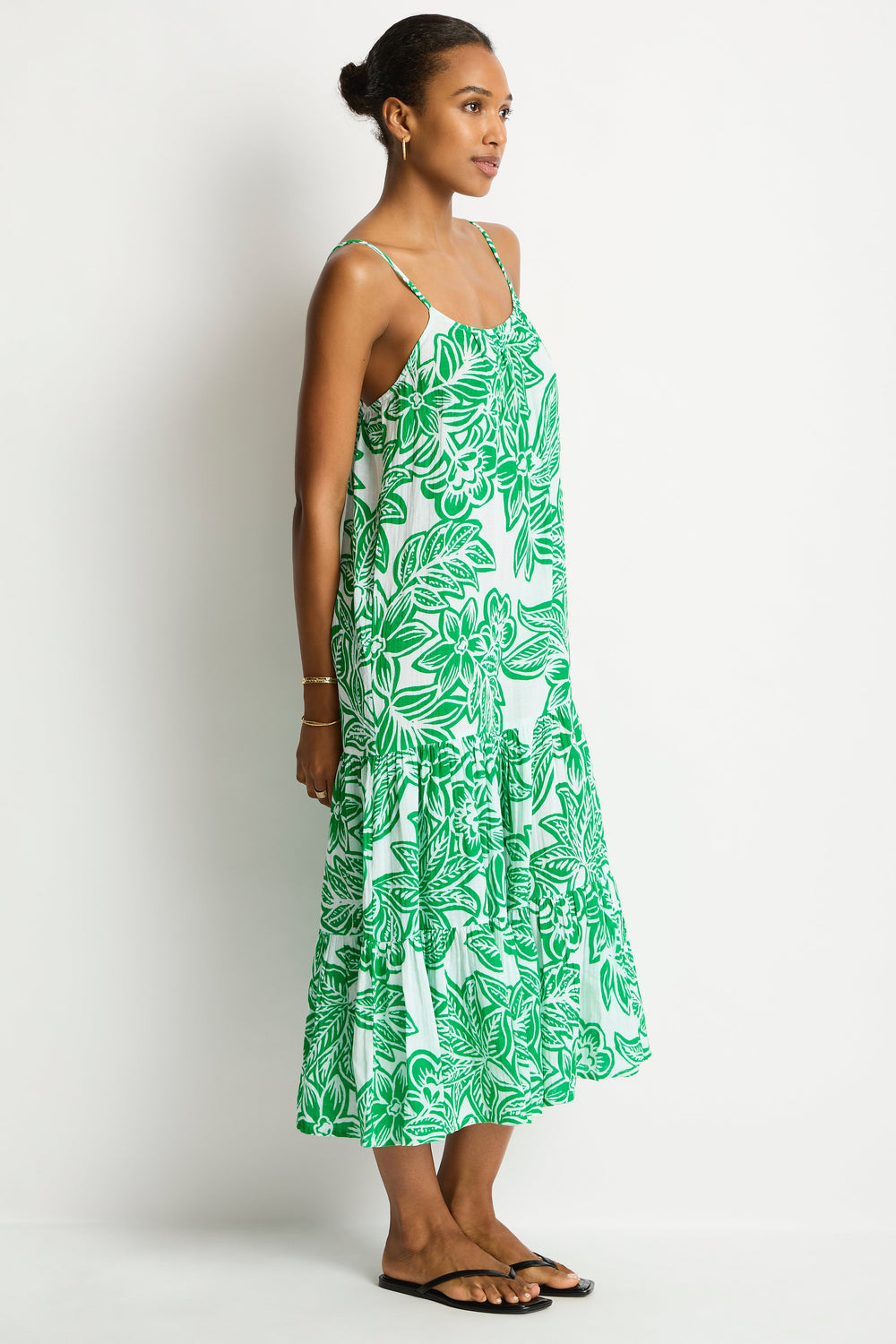 Palmera Resort Tiered Midi Sundress / Sea Level