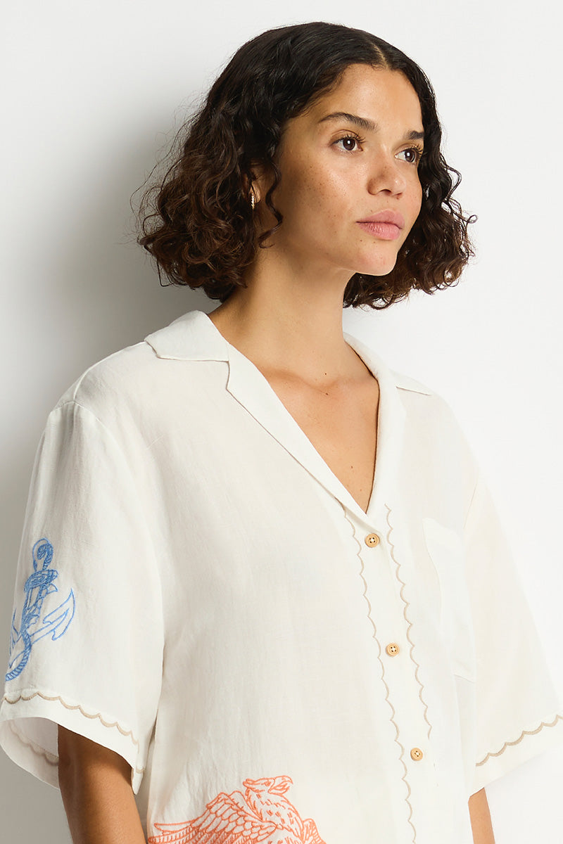 Shipwreck Bowling Shirt / Sea Level