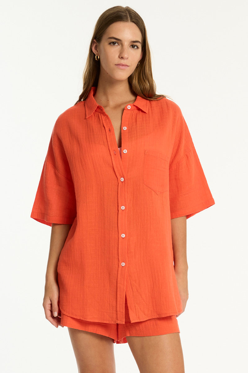 Sunset Aloha Shirt / Sea Level