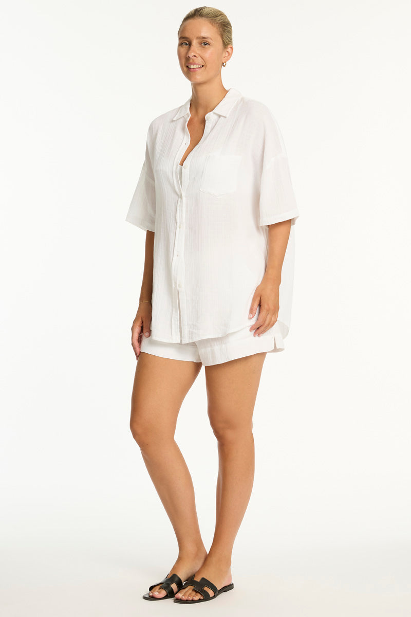 Sunset Aloha Shirt / Sea Level