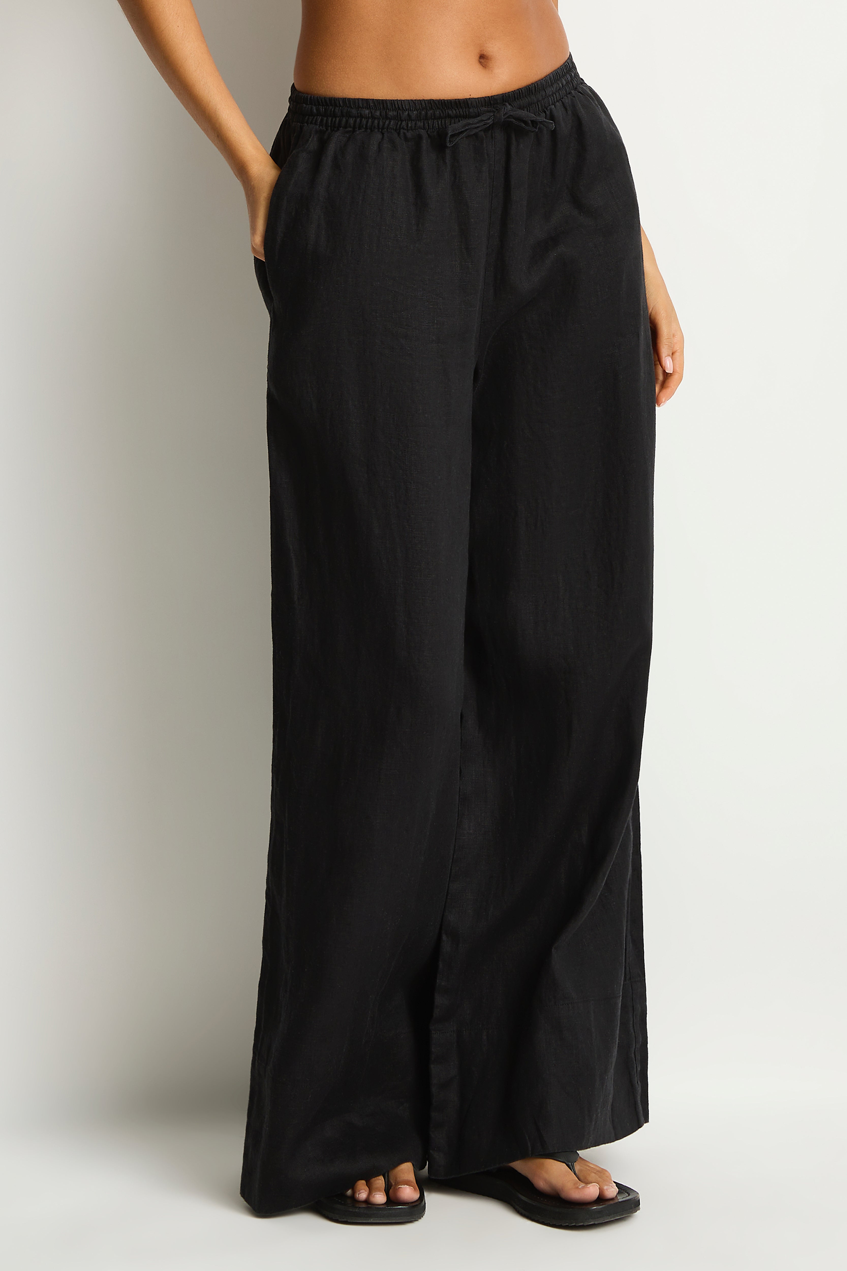 Shore Linen Palazzo Pant / Sea Level