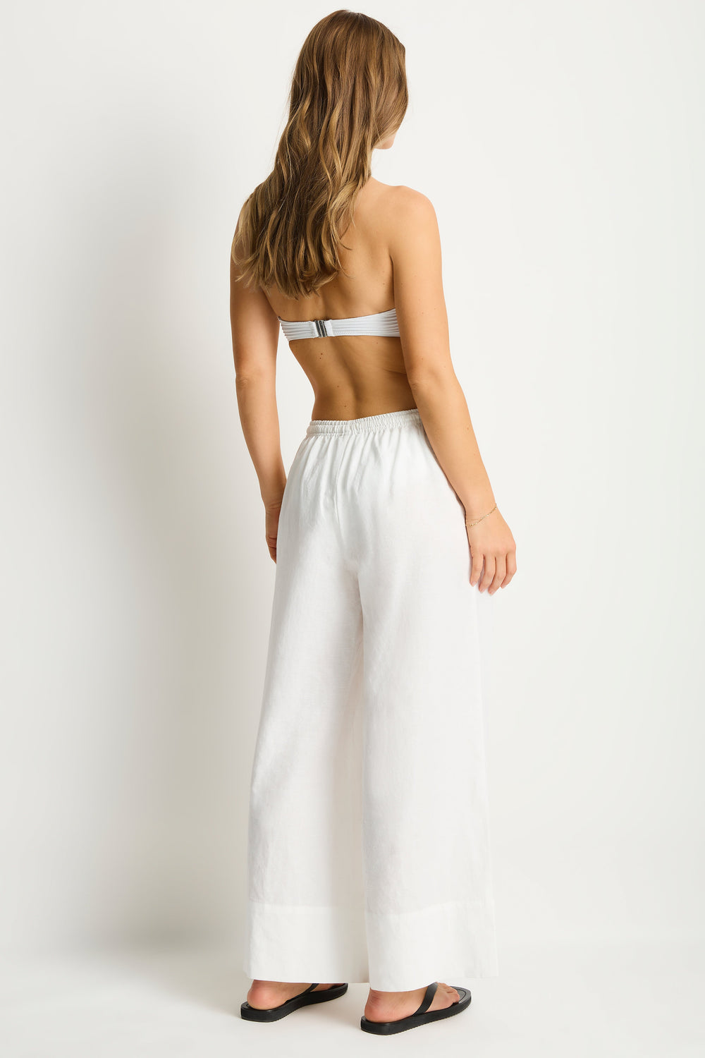 Shore Linen Palazzo Pant / Sea Level
