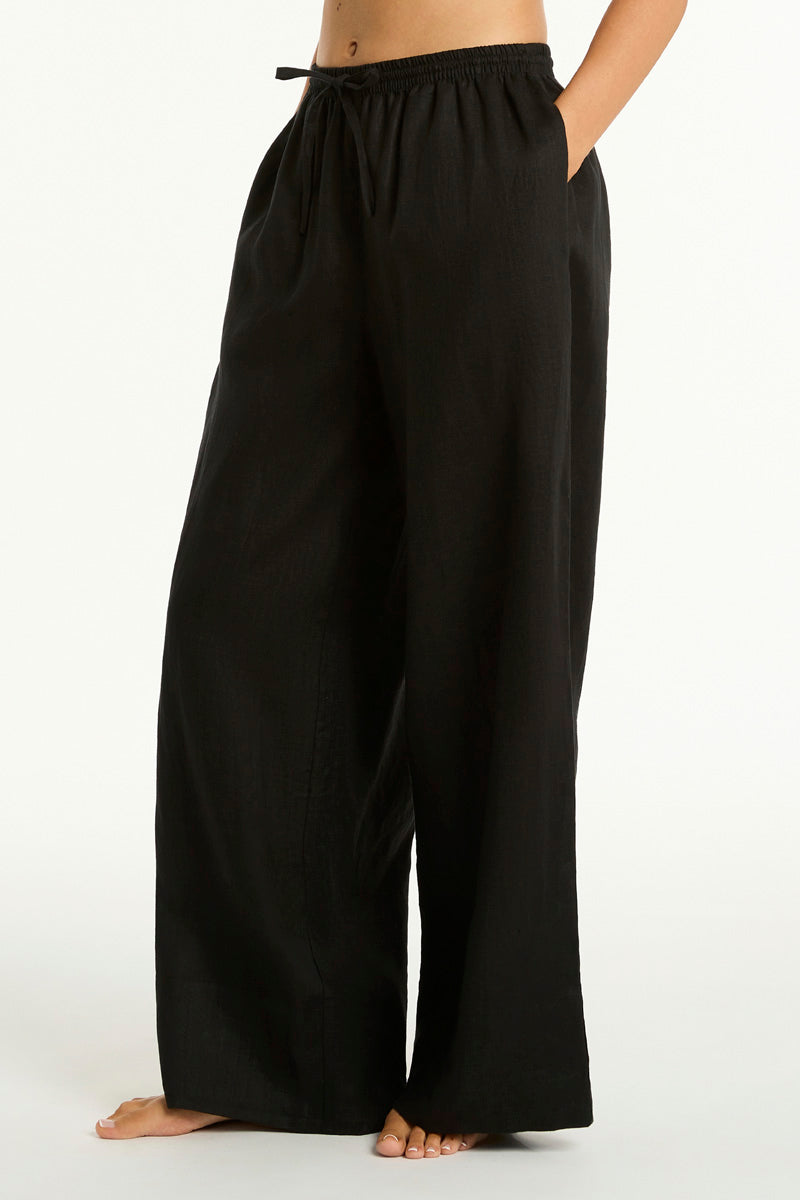 Tidal Linen Palazzo Pant / Sea Level