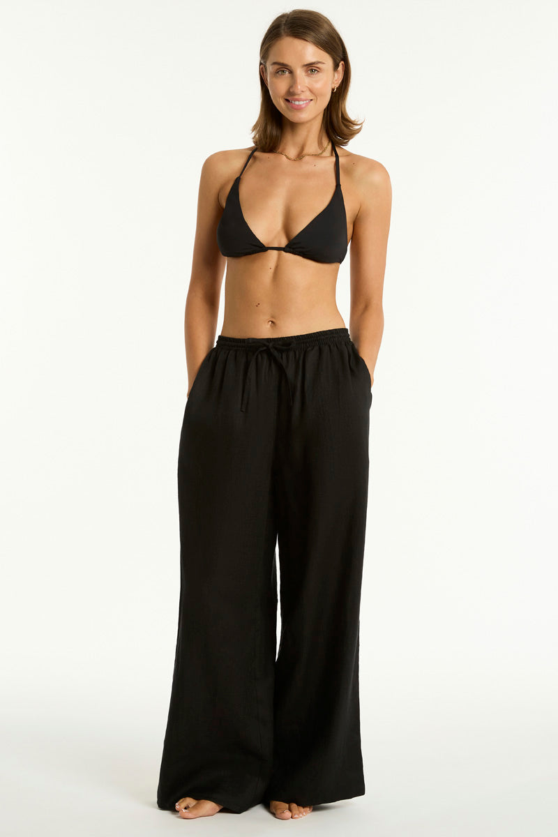 Tidal Linen Palazzo Pant / Sea Level