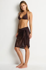 Castaway Mid Length Mesh Wrap / Sea Level