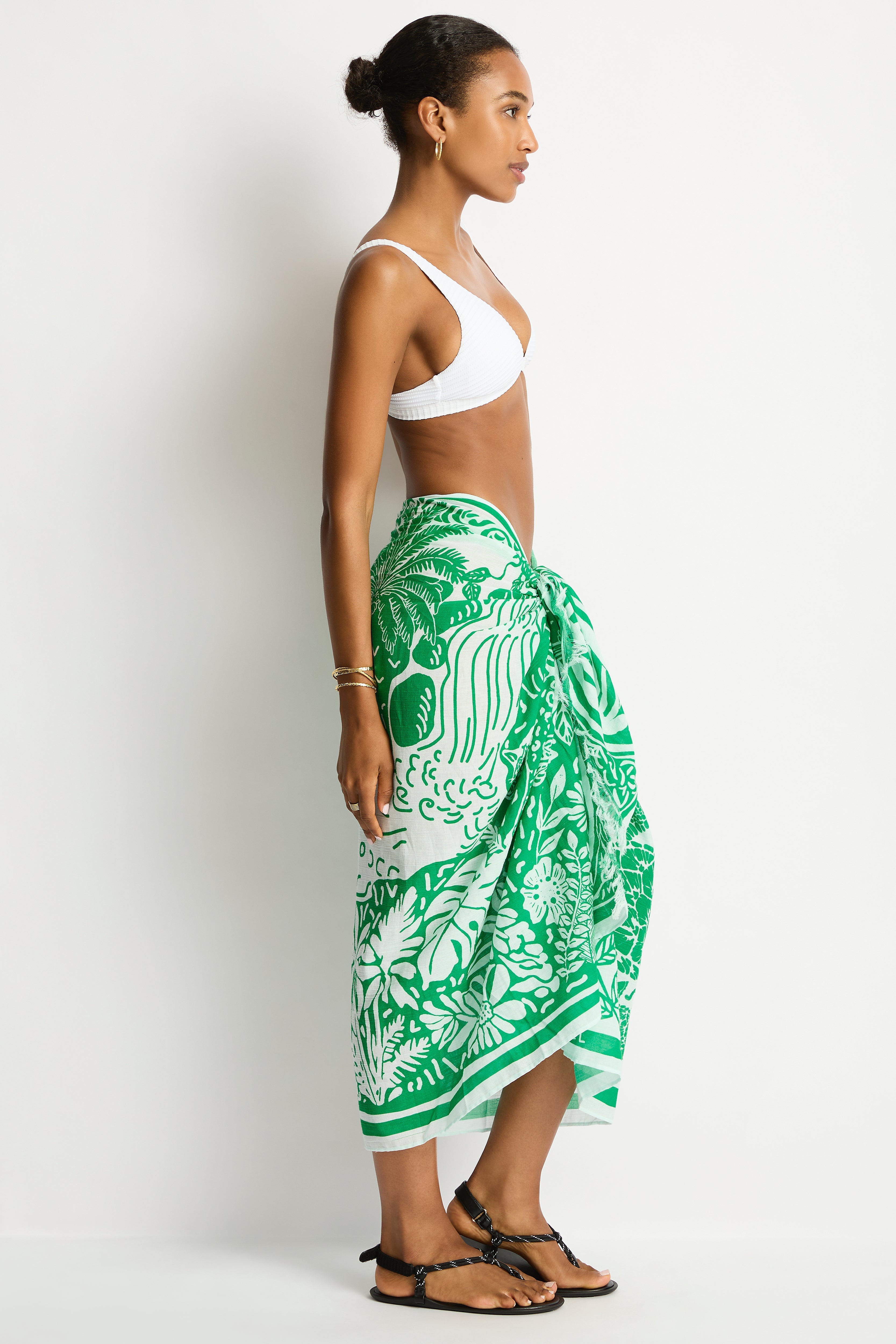 Jungle Lino Long Sarong / Sea Level