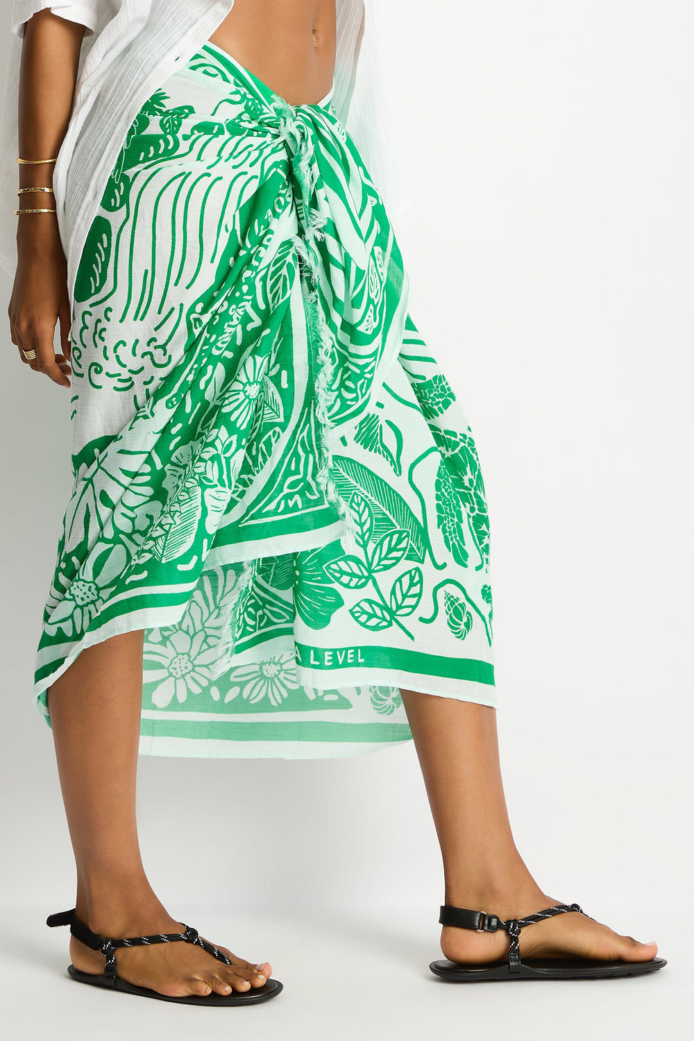 Jungle Lino Long Sarong / Sea Level