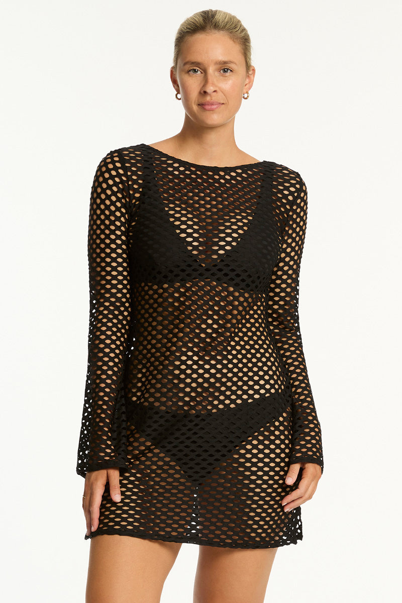 Castaway Mesh Cover Up / Sea Level