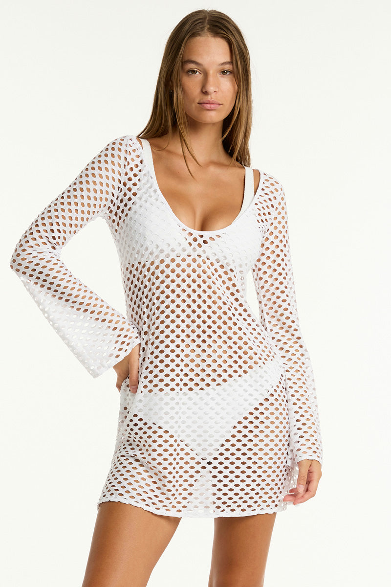 Castaway Mesh Cover Up / Sea Level