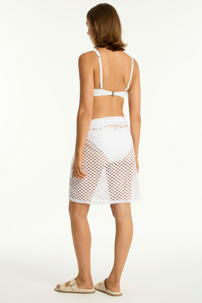 Castaway Mid Length Mesh Wrap / Sea Level