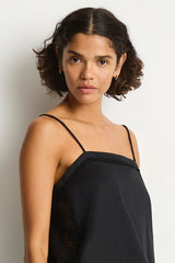 Shore Linen Panelled Shift Cami Top / Sea Level