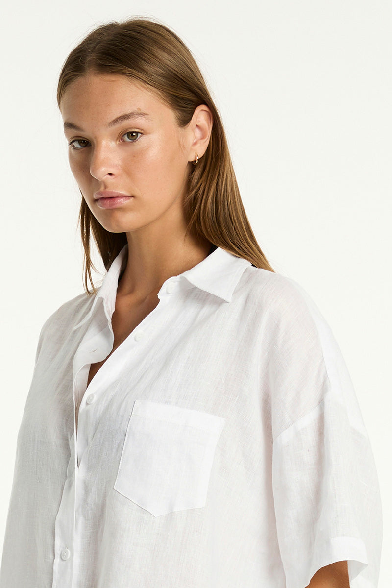 Resort Linen Aloha Shirt / Sea Level