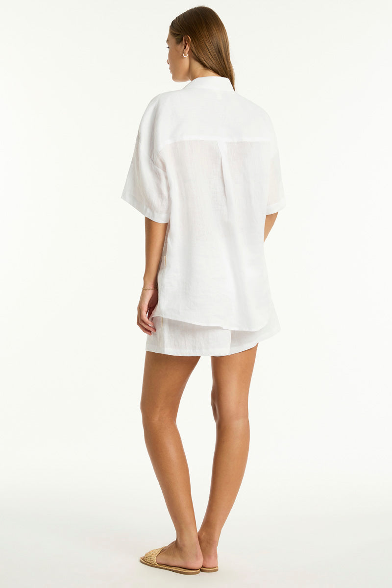Resort Linen Aloha Shirt / Sea Level