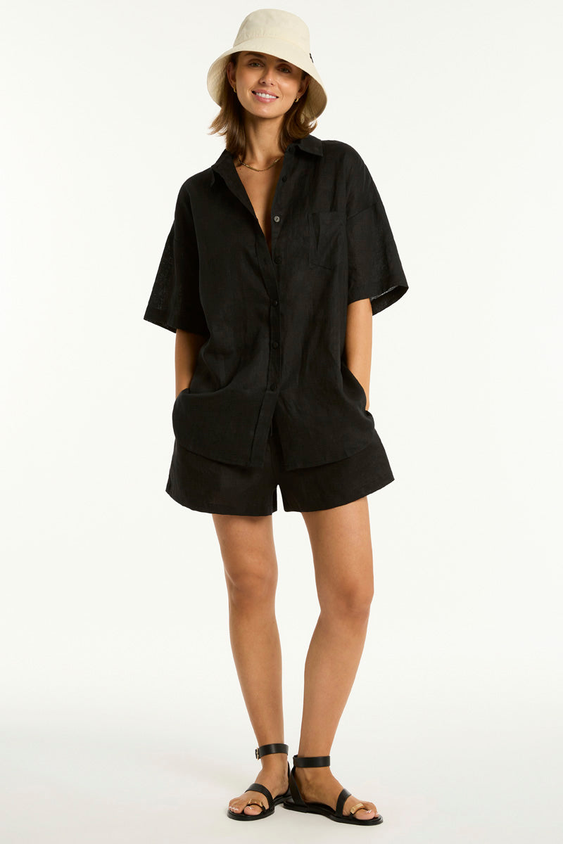 Resort Linen Aloha Shirt / Sea Level