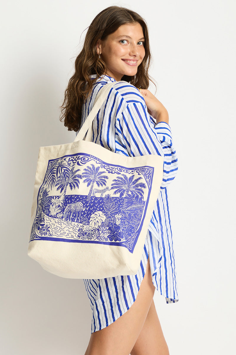 Jungle Beach Tote Bag / Sea Level