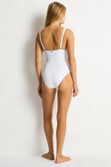 De Luxe Plunge Longline One Piece / Sea Level