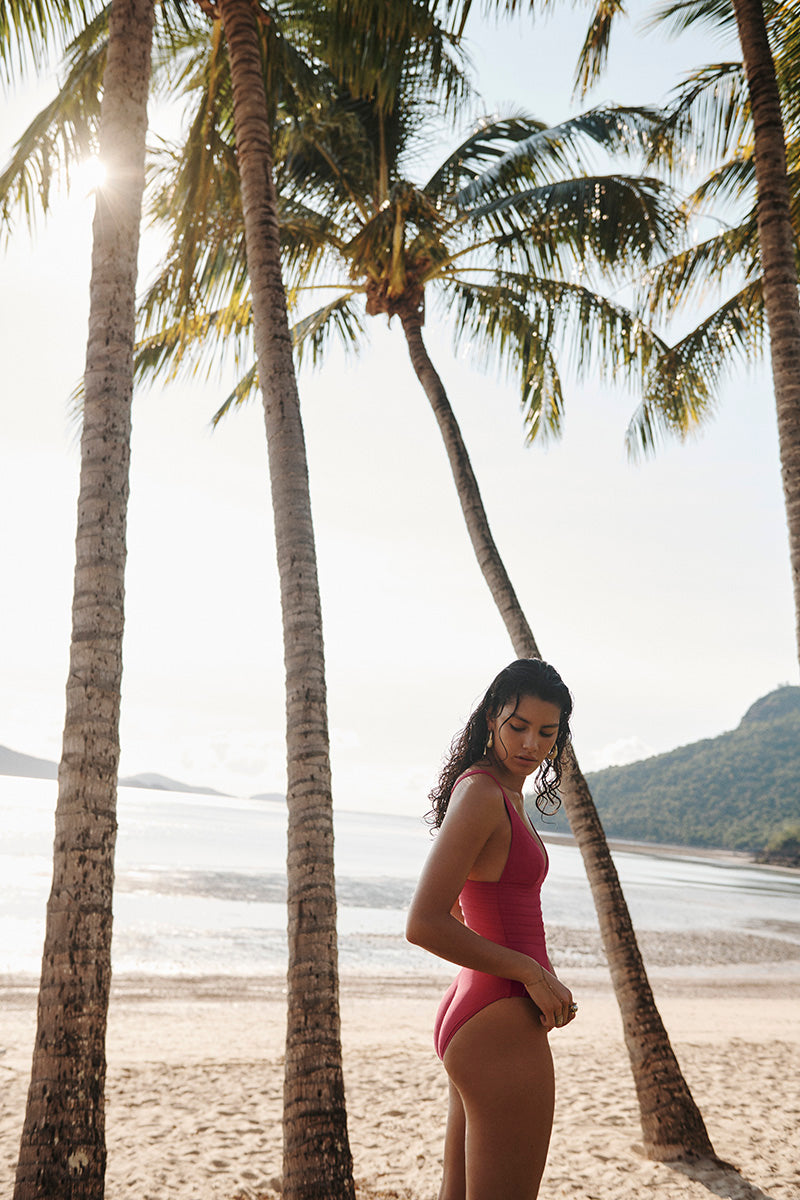 De Luxe Plunge Longline One Piece / Sea Level