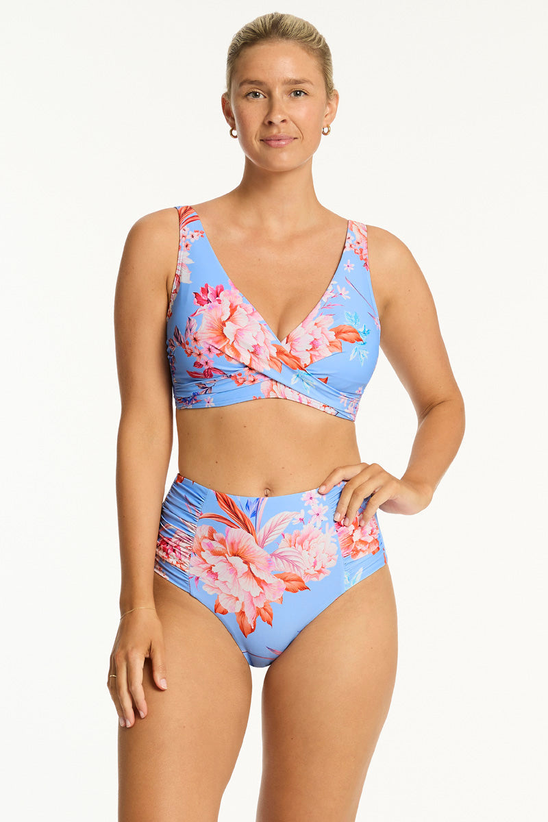 Indochine G Cup Cross Front Bra / Sea Level