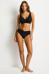 Essentials Edit Cross Front Tie Back Bra / Sea Level