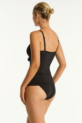 Essentials Edit Tie Front DD/E Tankini / Sea Level