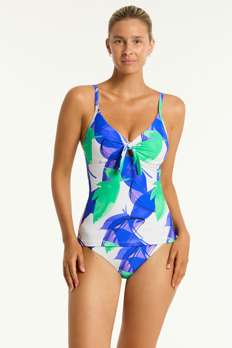 Sublime Tie Front DD/E Tankini / Sea Level