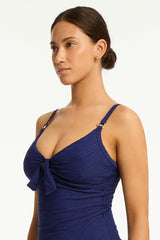 De Soleil Tie Front DD/E Tankini / Sea Level