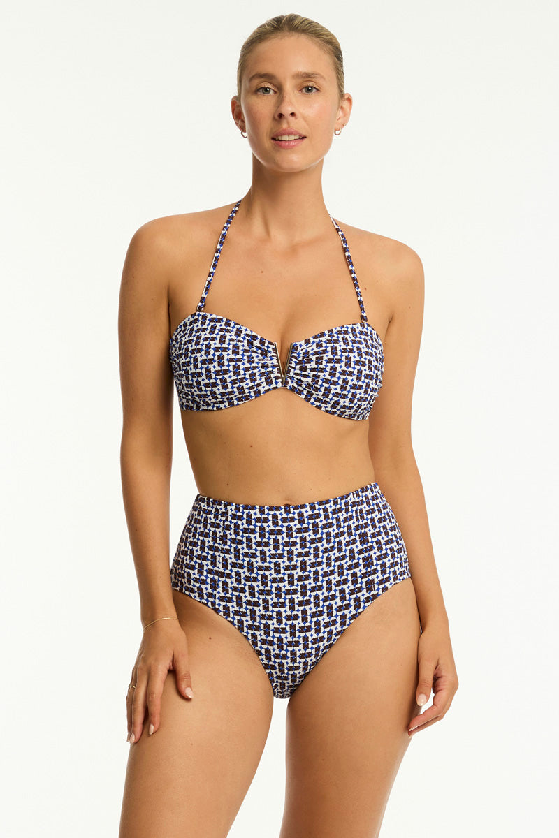 Coast Panelled High Waist Pant / Sea Level