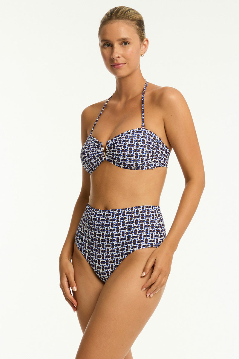 Coast Panelled High Waist Pant / Sea Level