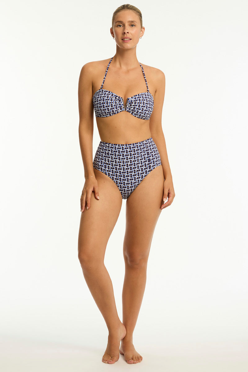 Coast Panelled High Waist Pant / Sea Level