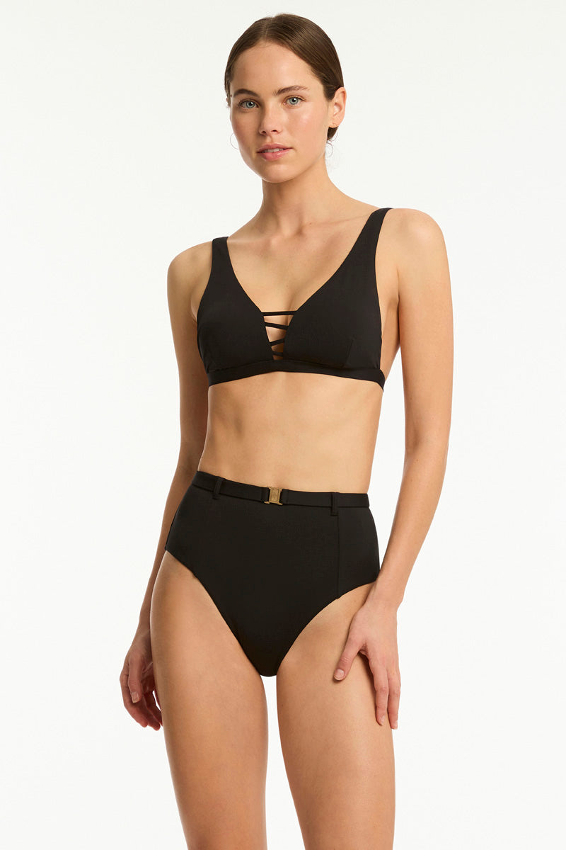 Lattice Retro High Waist Pant / Sea Level