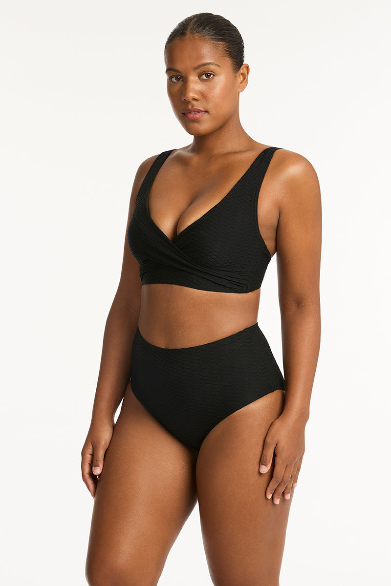 Honeycomb High Waist Pant / Sea Level