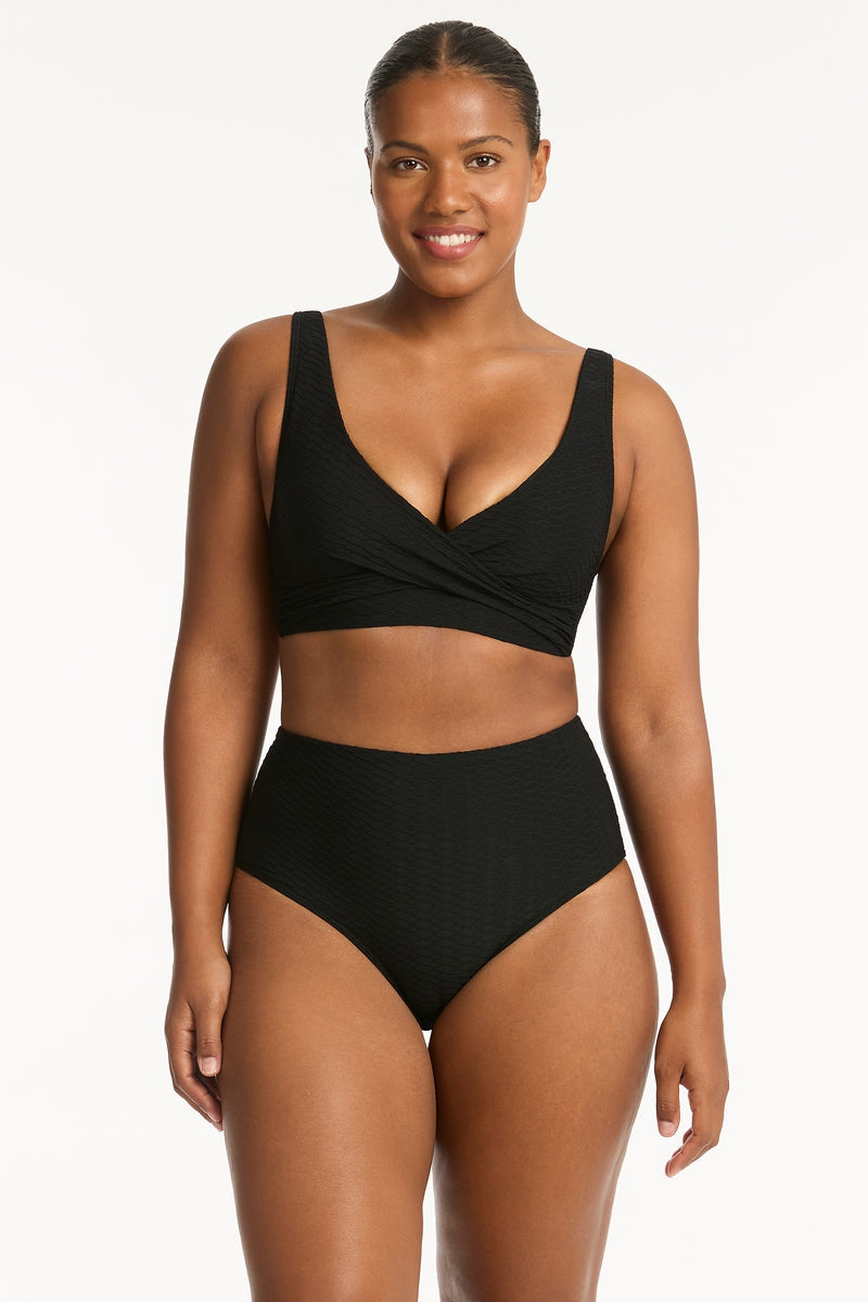 Honeycomb High Waist Pant / Sea Level