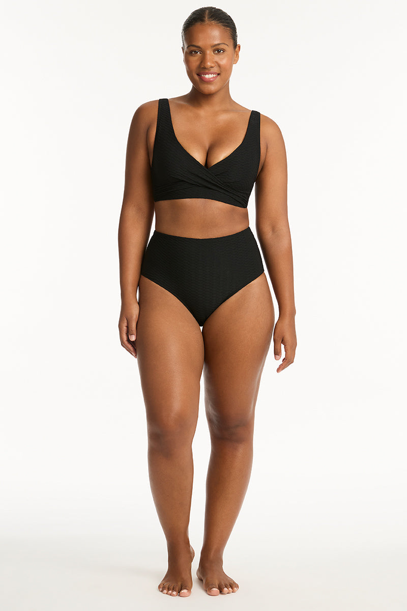Honeycomb High Waist Pant / Sea Level