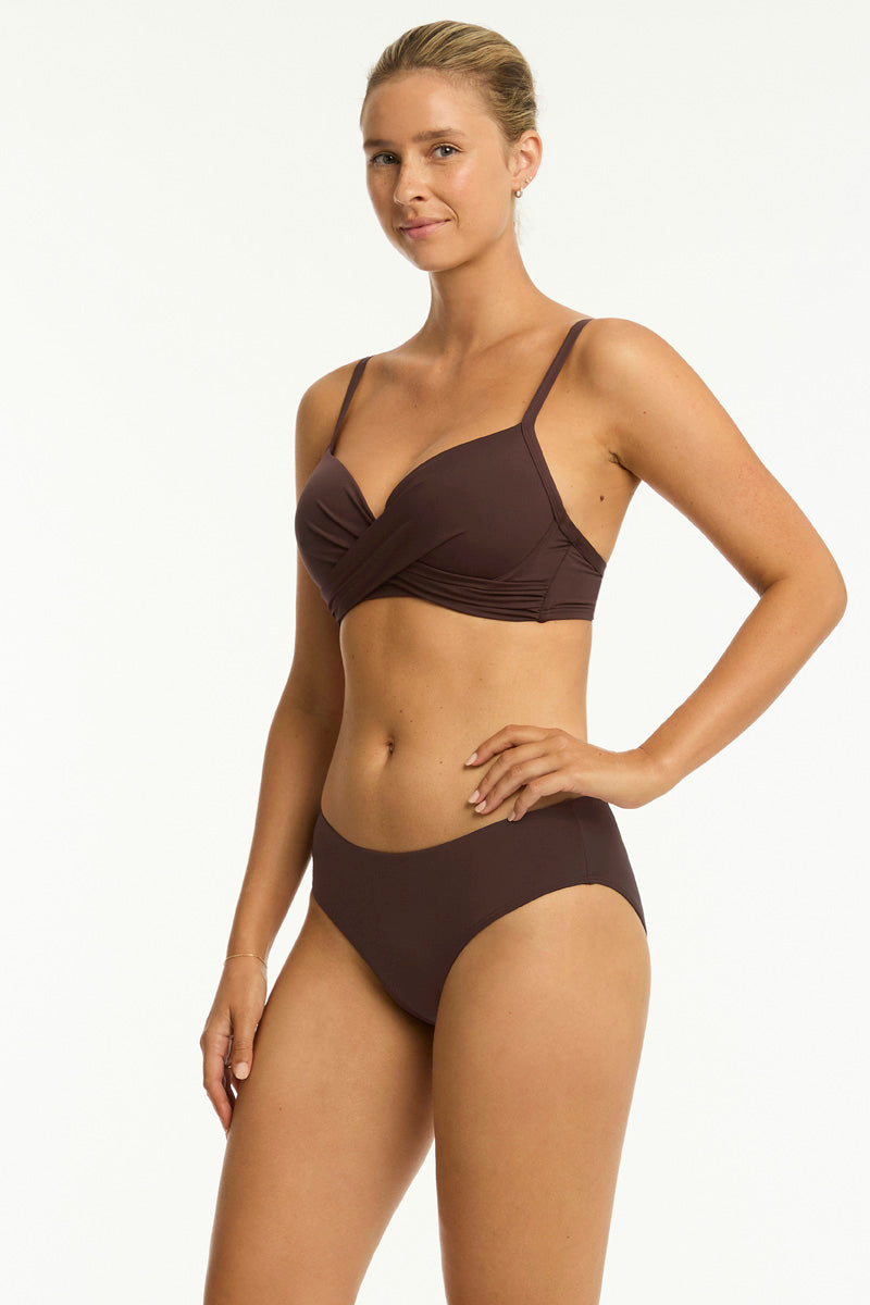 Essentials Edit Mid Bikini Pant / Sea Level