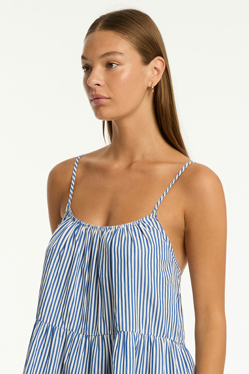 Boathouse Tie Back Short Sundress / Sea Level