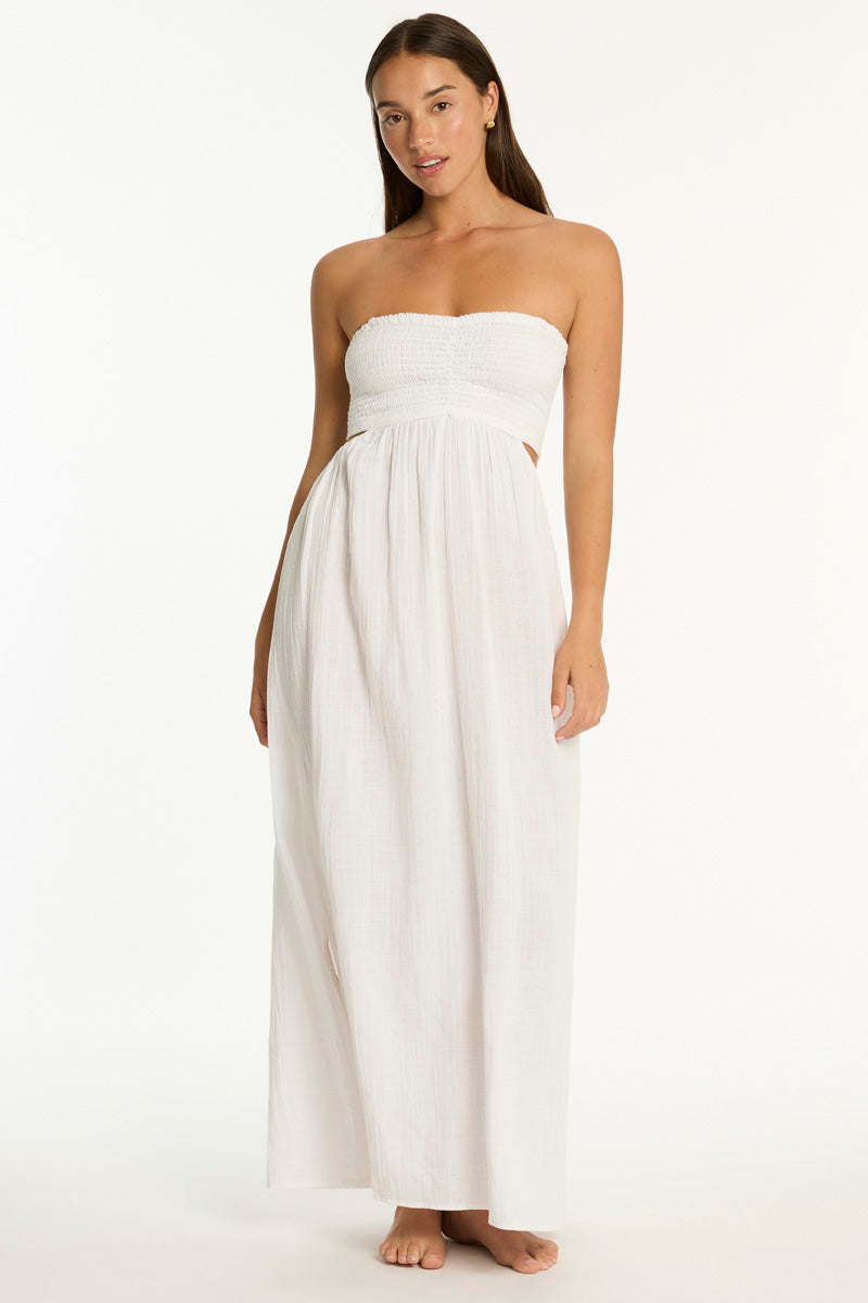 Sunset Cutaway Bandeau Dress / Sea Level