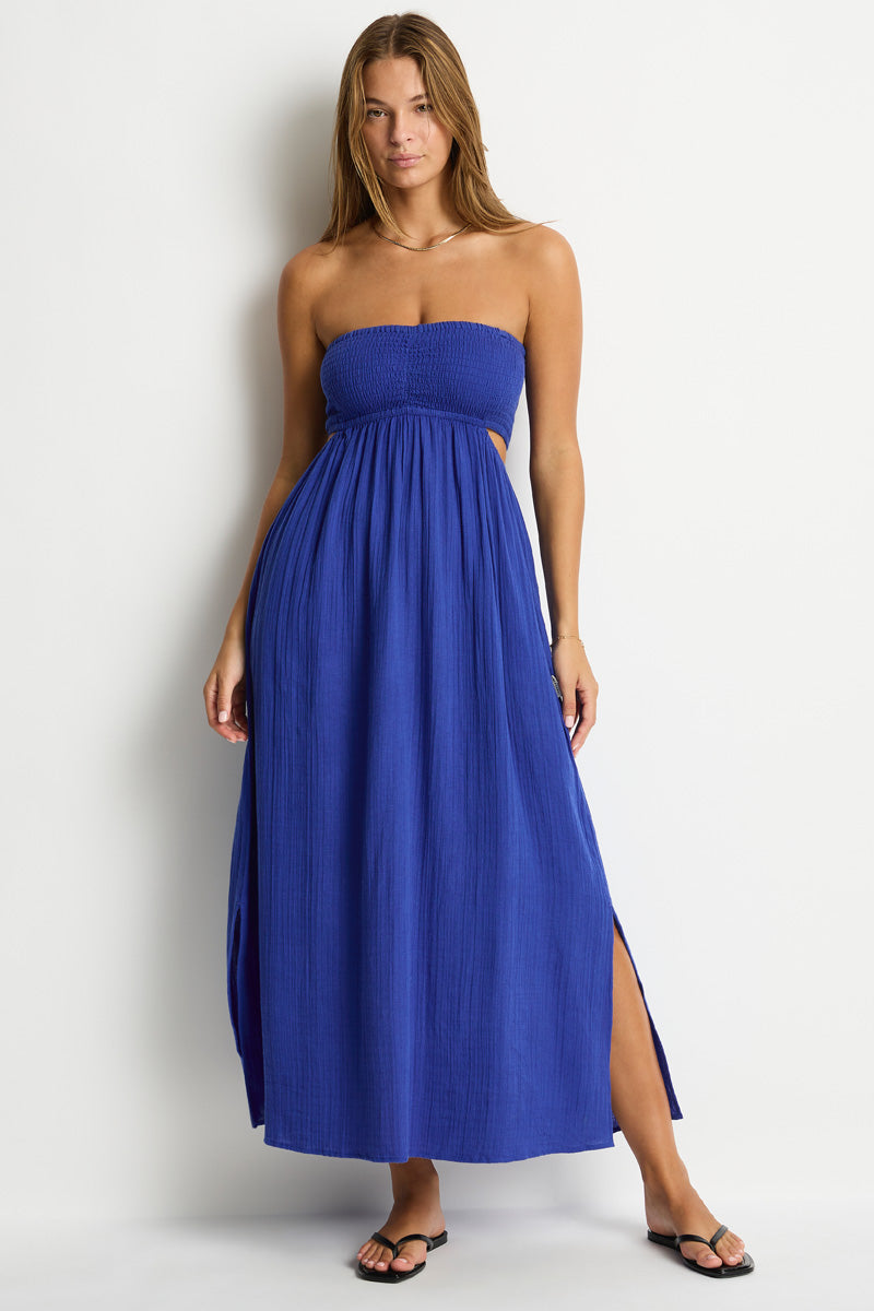 Sunset Cutaway Bandeau Dress / Sea Level