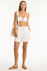 Tidal Linen Boardwalk Short / Sea Level